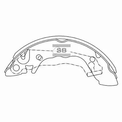 Hyundai Accent Brake Pads., Sangsin (SA046)