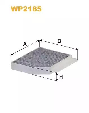Фильтр салона MERCEDES-BENZ EQC, WIXFILTRON (WP2185)
