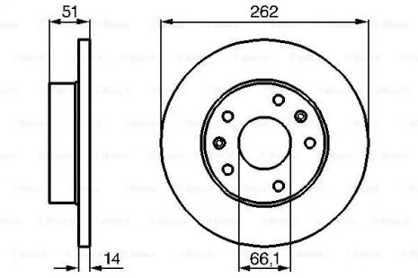 Brake Land Rover, Bosch (0986478991)