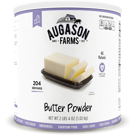 Сливочное масло Augason Farms с увеличенным сроком хранения на 10 лет, сублимированное, 204 порции