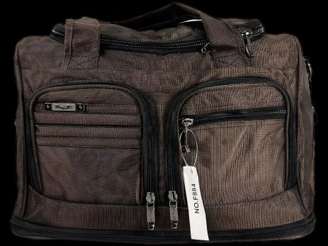 Сумка дорожня на три відділення 33 л, коричнева