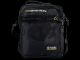 Чорна текстильна сумка через плече, 5 л, 4 відділення, ручки для переносу