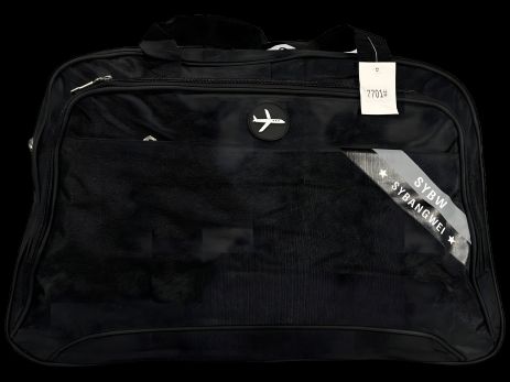 Дорожная сумка с тремя отделениями, 42 л, черного цвета Дорожная сумка с тремя отделениями, 42 л, черного цвета