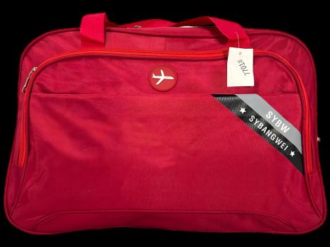 Сумка дорожня на три відділення, червона, 42 л