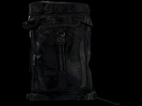 Городской рюкзак-сумка, 30 л, черная, 4 отделения, боковые карманы Городской рюкзак-сумка, 30 л, черная, 4 отделения, боковые карманы