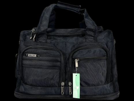 Сумка дорожня, 33 л, на три відділення, чорна