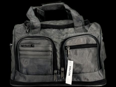 Дорожня сумка на три відділення, сіра, 33 л