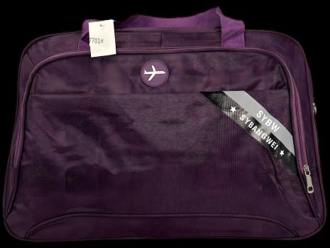Дорожная сумка с тремя отделениями, 42 л, фиолетовая
