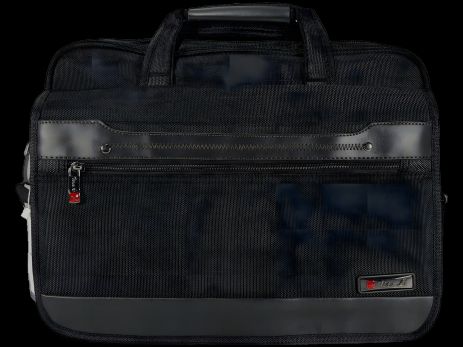 Сучасна сумка для ноутбука з шістьма відділеннями чорного кольору Сучасна сумка для ноутбука з шістьма відділеннями чорного кольору