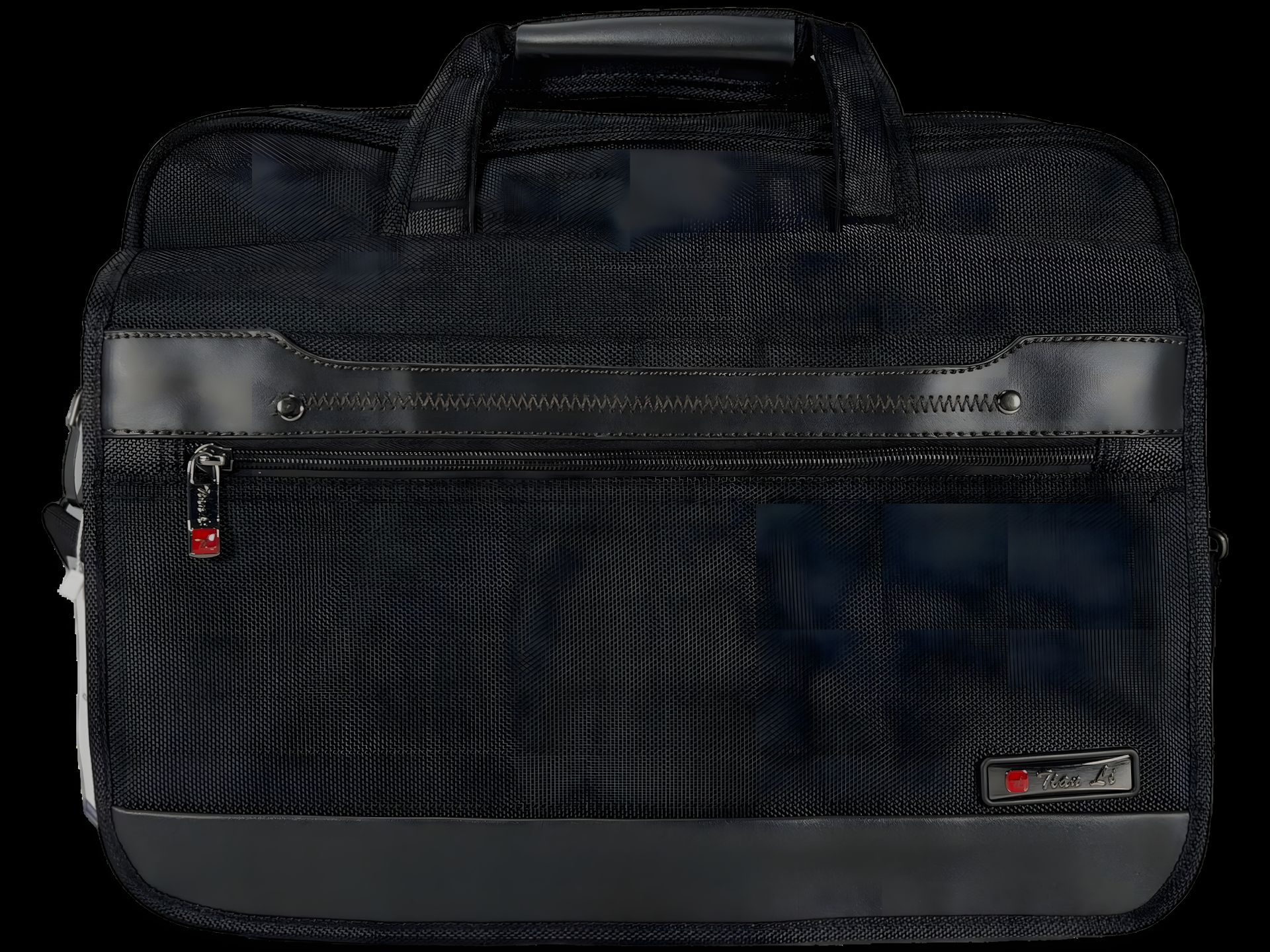 Чорна багатофункціональна сумка на вісім відділеннь для ноутбука Чорна багатофункціональна сумка на вісім відділеннь для ноутбука