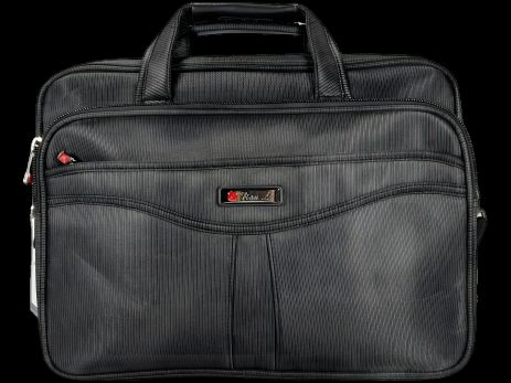 Серая сумка для ноутбука с пятью отделениями Серая сумка для ноутбука с пятью отделениями