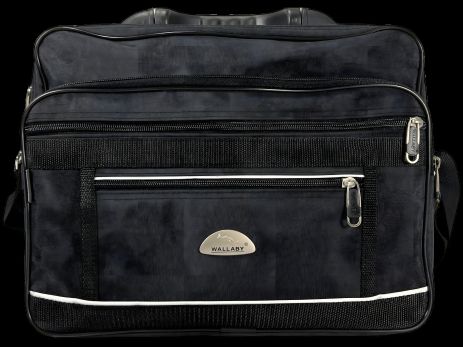 Комфортна та містка сумка через плече на 5 відділень, 16 л, чорна Комфортна та містка сумка через плече на 5 відділень, 16 л, чорна