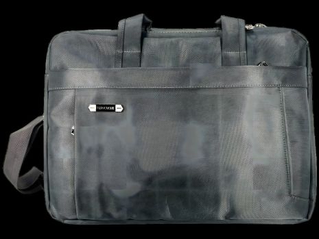 Функціональна сіра сумка для ноутбука на п'ять відділеннь