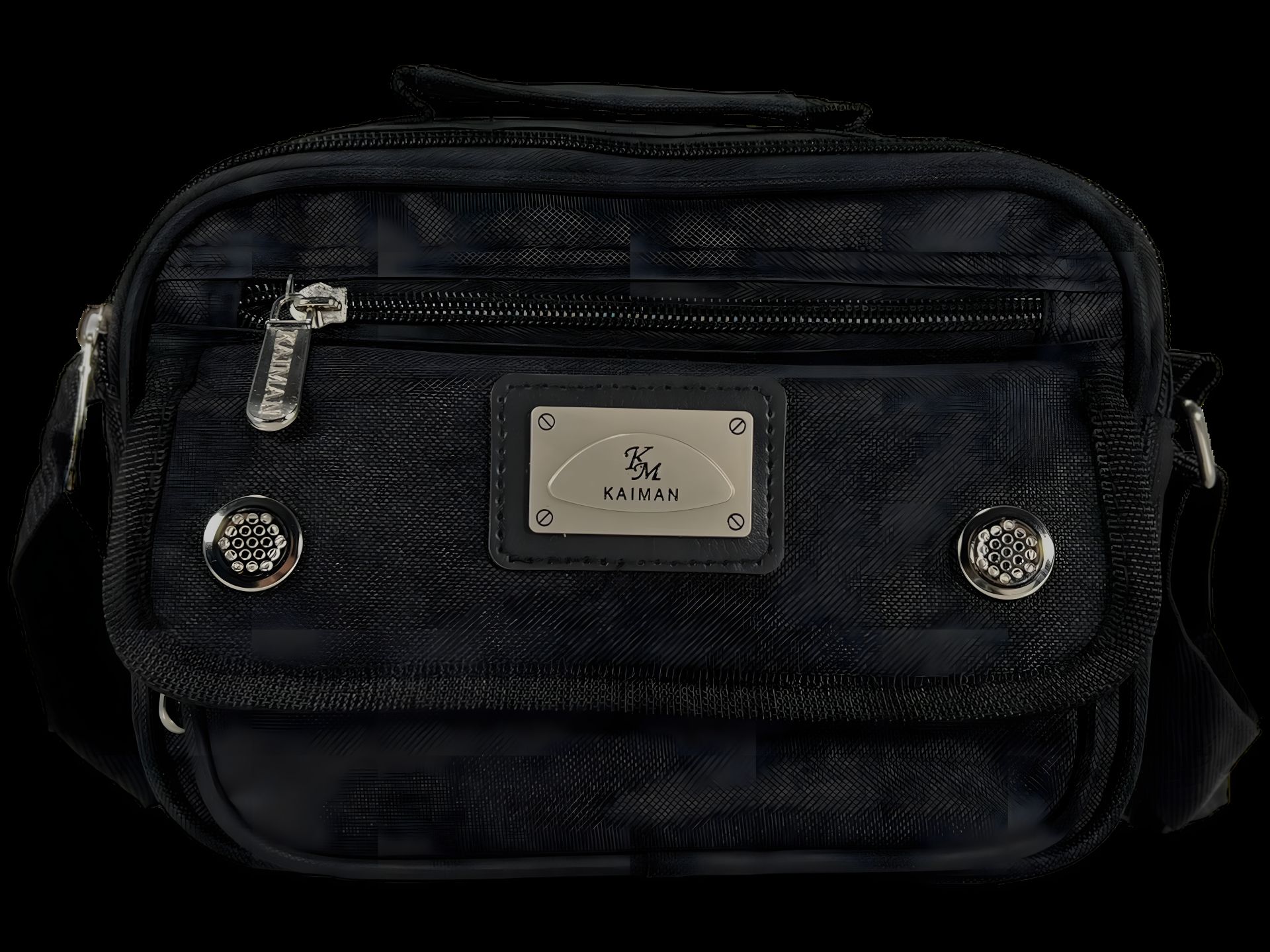 Практичная сумка через плечо черного цвета, 4 отделения Практичная сумка через плечо черного цвета, 4 отделения