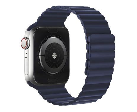 Ремешок силиконовый Hoco iWatch WA07 magnetic 38/ 40/ 41mm dark blue Ремешок силиконовый Hoco iWatch WA07 magnetic 38/ 40/ 41mm dark blue