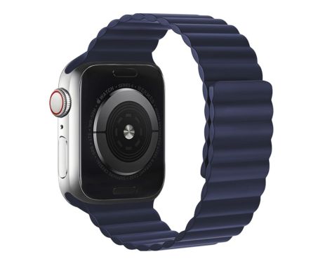 Ремешок силиконовый Hoco iWatch WA07 magnetic 38/ 40/ 41mm dark blue