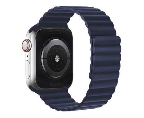 Ремешок силиконовый Hoco iWatch WA07 magnetic 42/ 44/ 45/ 49mm dark blue