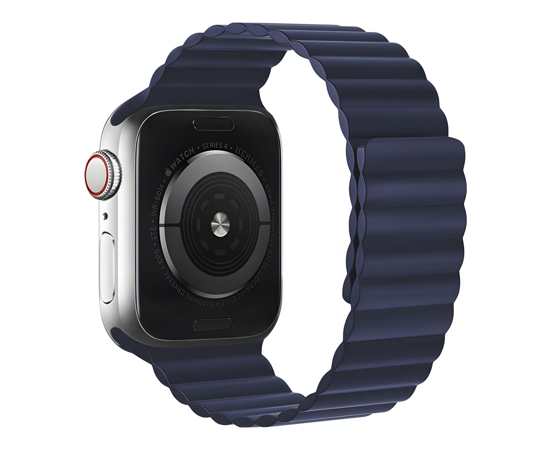 Силіконовий ремінець Hoco iWatch WA07 magnetic 38, 40, 41mm dark blue Силіконовий ремінець Hoco iWatch WA07 magnetic 38, 40, 41mm dark blue