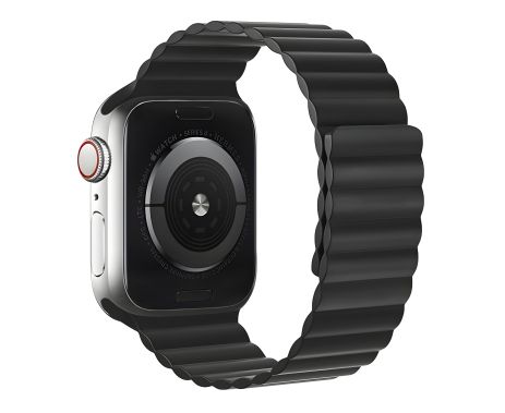 Ремінець Hoco iWatch WA07 silicone magnetic, 38, 40, 41mm, black