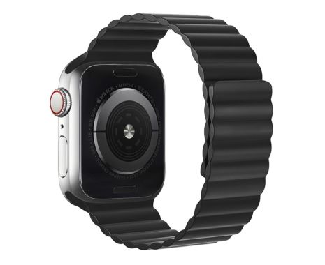 Ремінець силіконовий Hoco iWatch WA07 magnetic 42/ 44/ 45/ 49mm black