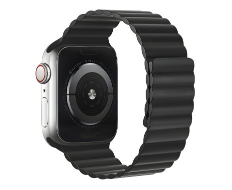 Ремінець Hoco iWatch WA07 silicone magnetic, 38, 40, 41mm, black