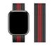 Ремінець металевий Hoco iWatch WA03 milanese steel 42/ 44/ 45/ 49mm black and red