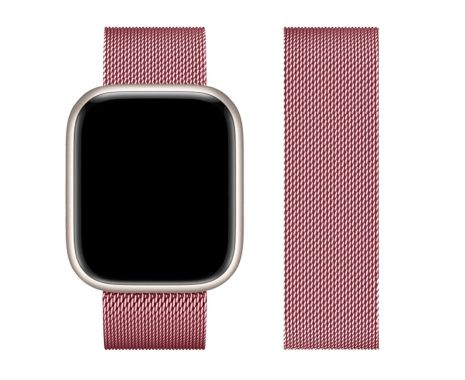 Ремешок металлический Hoco iWatch WA03 milanese steel 42/ 44/ 45/ 49mm rose gold