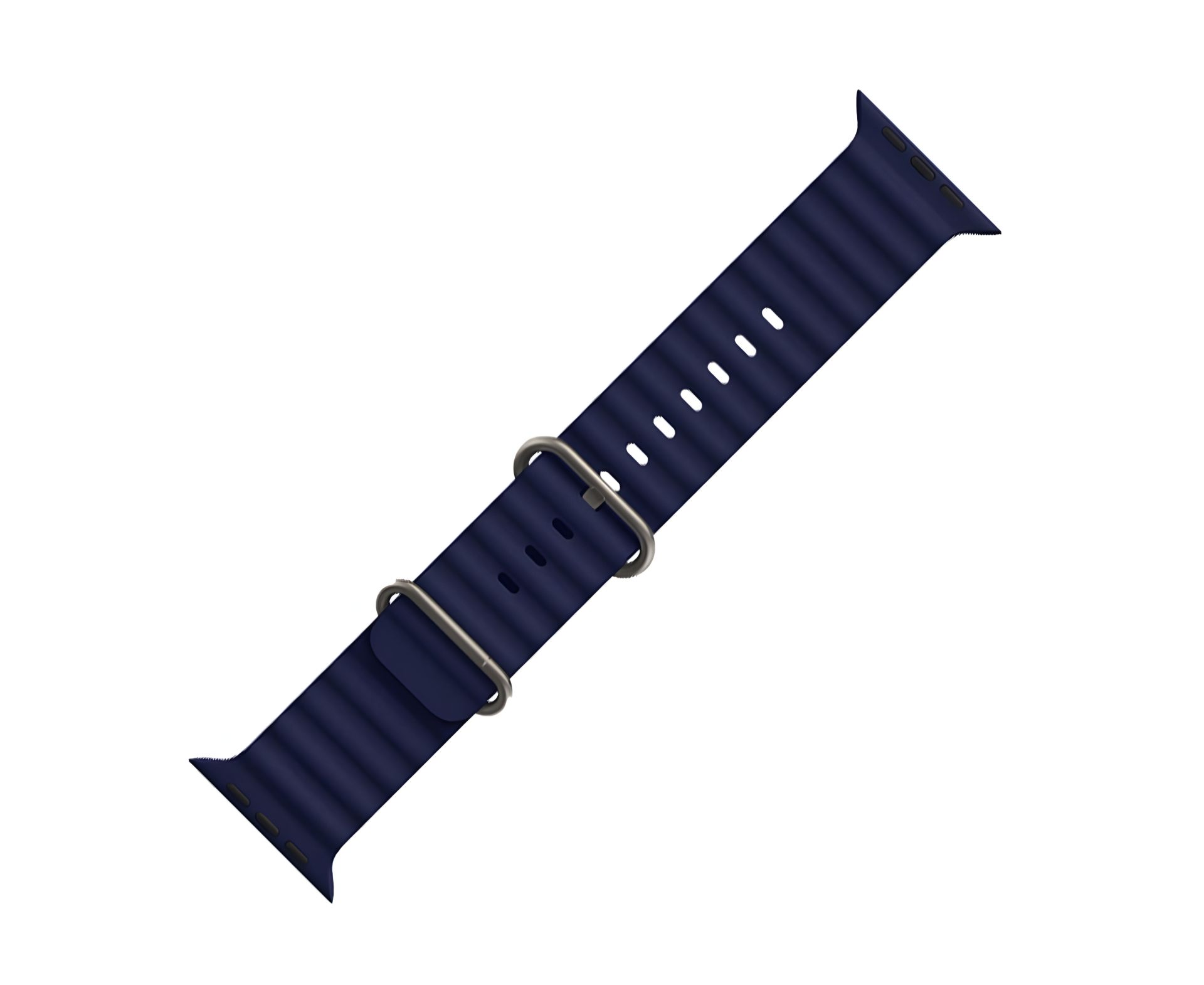 Ремінець силіконовий Hoco iWatch WA12 marine double buckle, 42, 44, 45, 49mm, blue Ремінець силіконовий Hoco iWatch WA12 marine double buckle, 42, 44, 45, 49mm, blue