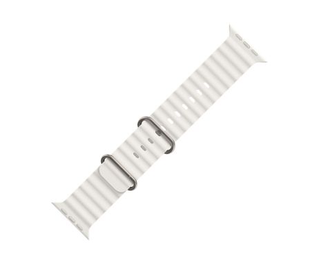 Ремінець силіконовий Hoco iWatch WA12 marine double buckle 38/ 40/ 41mm white Ремінець силіконовий Hoco iWatch WA12 marine double buckle 38/ 40/ 41mm white