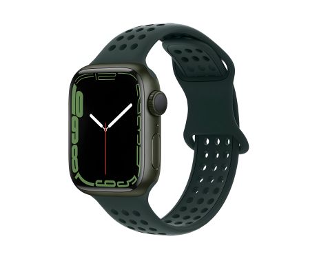 Силиконовый ремешок Hoco WA08 honeycomb для iWatch 38/ 40/ 41mm оливково-зеленый