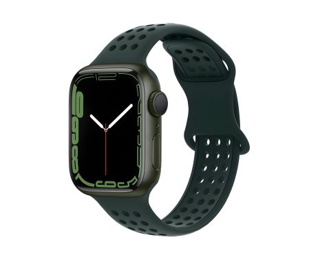 Силіконовий ремінець Hoco iWatch WA08 honeycomb 38, 40, 41mm olive green
