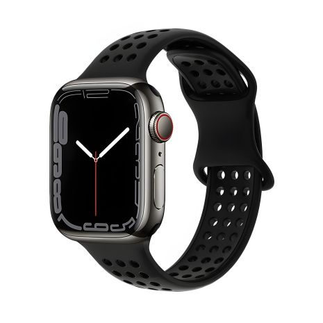 Силіконовий ремінець Hoco iWatch WA08 honeycomb 38, 40, 41mm black