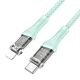 Кабель Hoco U111 Type-C to Lightning PD 1.2m зеленый светлый Кабель Hoco U111 Type-C to Lightning PD 1.2m зеленый светлый