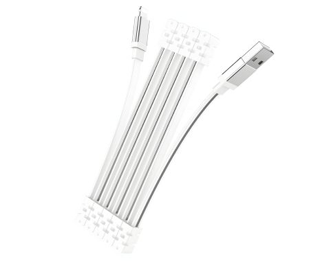 Кабель Hoco U103 USB to Lightning 1m белый