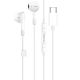 Hoco M93 дротові навушники, Type-C, 1.2m, Білий Hoco M93 дротові навушники, Type-C, 1.2m, Білий