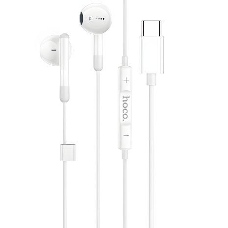 Белые наушники Hoco M93 Type-C