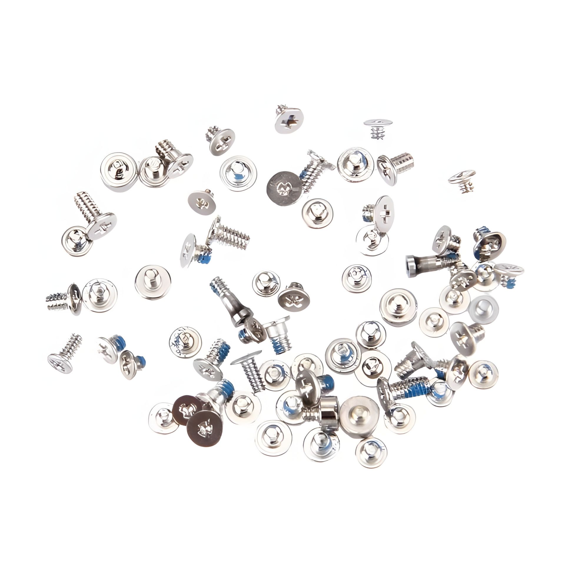 Сріблясті гвинти повний комплект для Apple iPhone 7 Сріблясті гвинти повний комплект для Apple iPhone 7