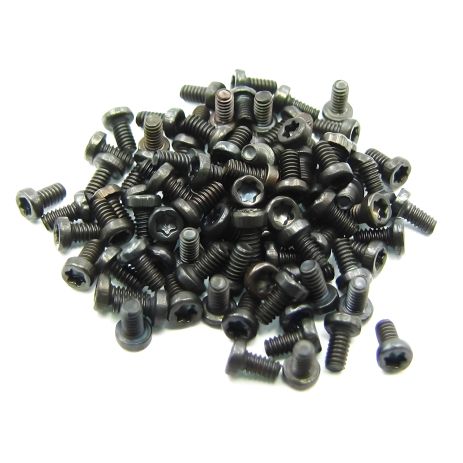 Чёрные винты T5 1,5х2,5 мм (упаковка 100 шт) Чёрные винты T5 1,5х2,5 мм (упаковка 100 шт)