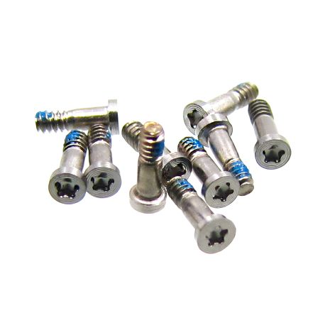 Гвинти для Apple iPhone 5/5s/SE сріблясті, зовнішні нижні (10 шт) Гвинти для Apple iPhone 5/5s/SE сріблясті, зовнішні нижні (10 шт)