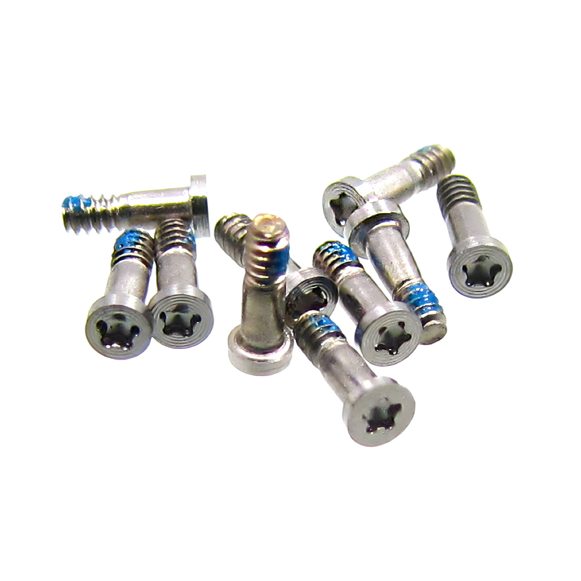 Нижние внешние винты серебристые для Apple iPhone 6/6 Plus/6s/6s Plus (10 шт) Нижние внешние винты серебристые для Apple iPhone 6/6 Plus/6s/6s Plus (10 шт)