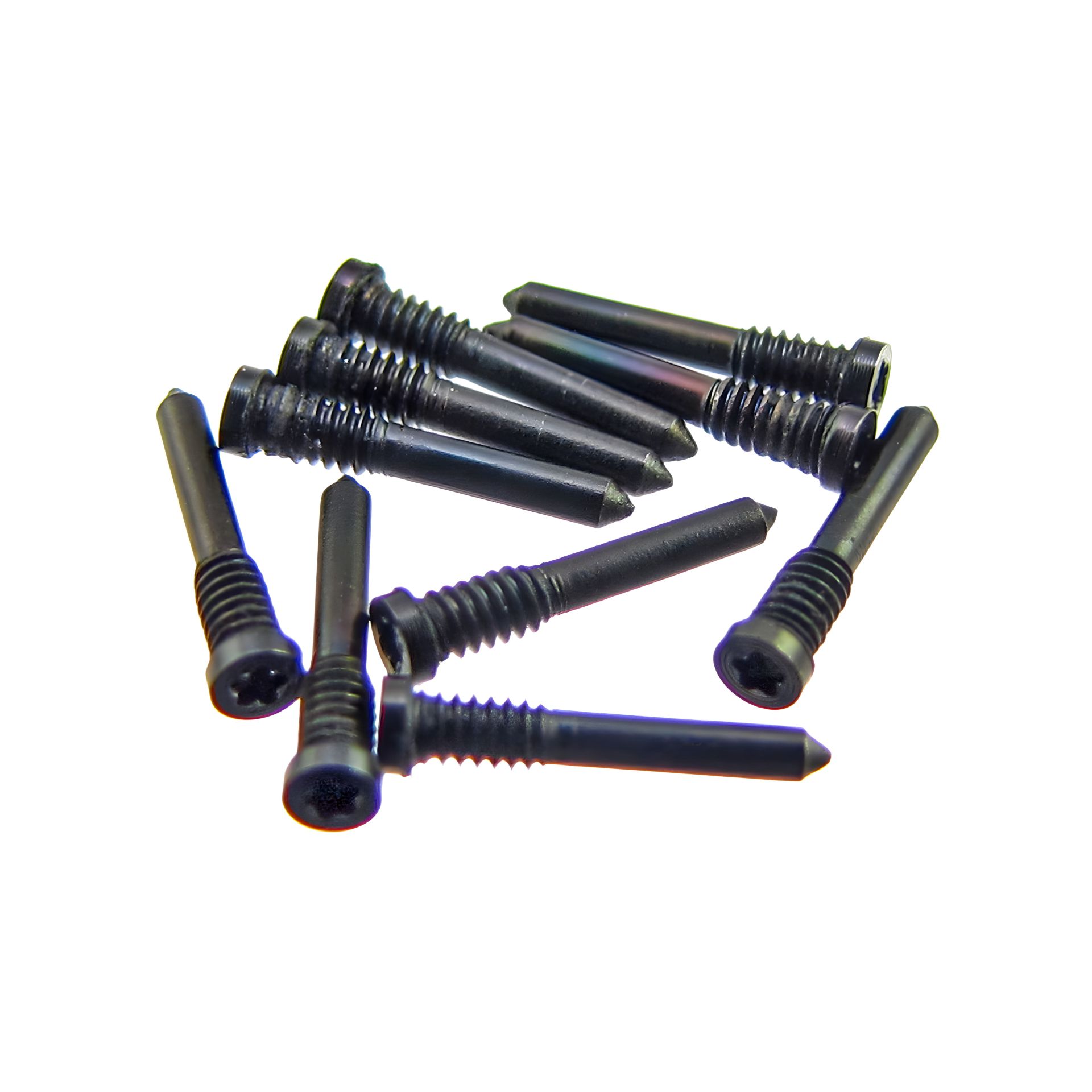 Чорні гвинти для Apple iPhone X/XS/XS Max/XR (10 шт, зовнішні нижні) Чорні гвинти для Apple iPhone X/XS/XS Max/XR (10 шт, зовнішні нижні)