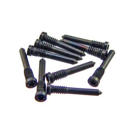 Чорні гвинти для Apple iPhone X/XS/XS Max/XR (10 шт, зовнішні нижні) Чорні гвинти для Apple iPhone X/XS/XS Max/XR (10 шт, зовнішні нижні)