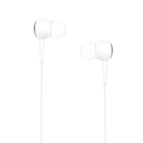 Дротові навушники Hoco M19 Drumbeat Universal, 3.5mm, 1.2m, Білий
