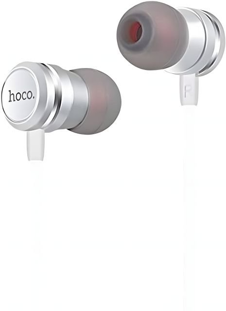 Дротові навушники Hoco M16 Ling Sound, 3.5mm, 1.2m, Сталевий