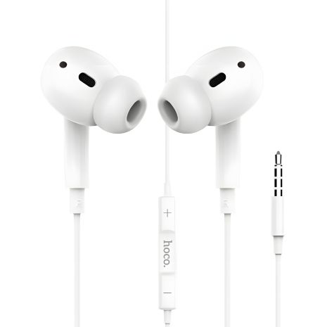 Дротові навушники Hoco M1 Pro, 3.5mm, 1.2m, Білий