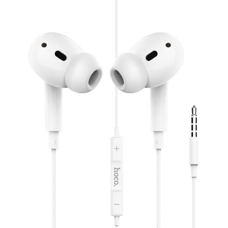Дротові навушники Hoco M1 Pro, 3.5mm, 1.2m, Білий