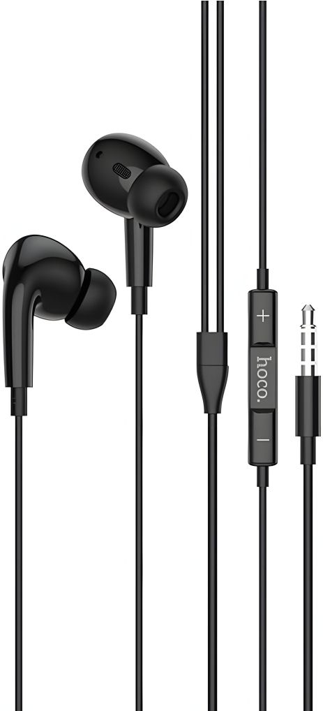 Hoco M1 Pro Дротові навушники, Чорний, 3.5mm, 1.2m Hoco M1 Pro Дротові навушники, Чорний, 3.5mm, 1.2m