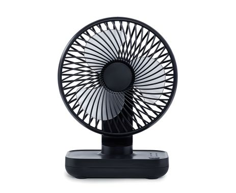 GXQC D606 вентилятор настольный портативный, 4000 mAh, беспроводной, тёмно-серый