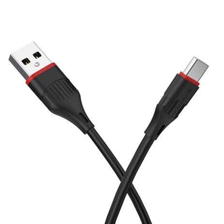 Кабель Borofone BX17 USB to Type-C 1m черный