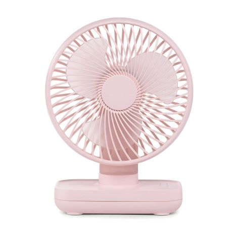 GXQC D606 вентилятор настольный портативный, 4000 mAh, беспроводной, розовый